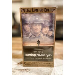 VHS Saving Private Ryan (2000, 2-Tape Set, Special Limited Edition) New.
